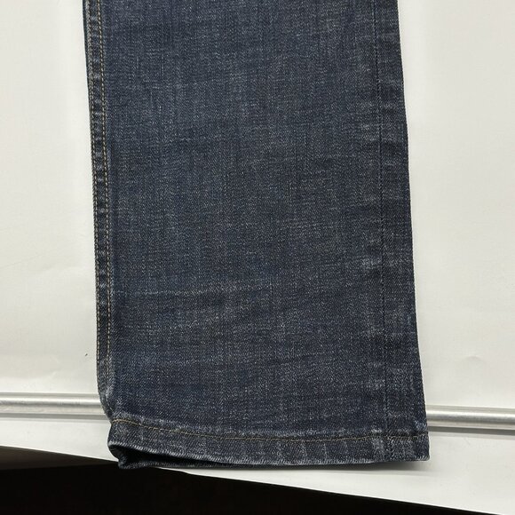 Hudson Sartor Slouchy Skinny Men' Size 36x30 Button Fly Dark Wash Denim Jeans - Picture 2 of 13